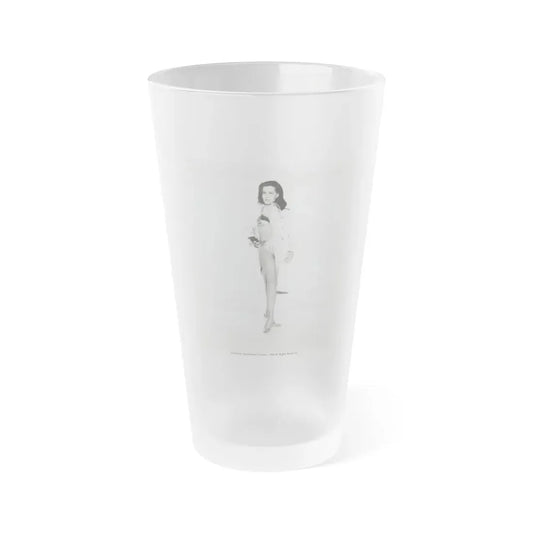 Susan Hart #20 (Vintage Female Icon) Frosted Pint Glass 16oz 16oz Frosted - Go Mug Yourself