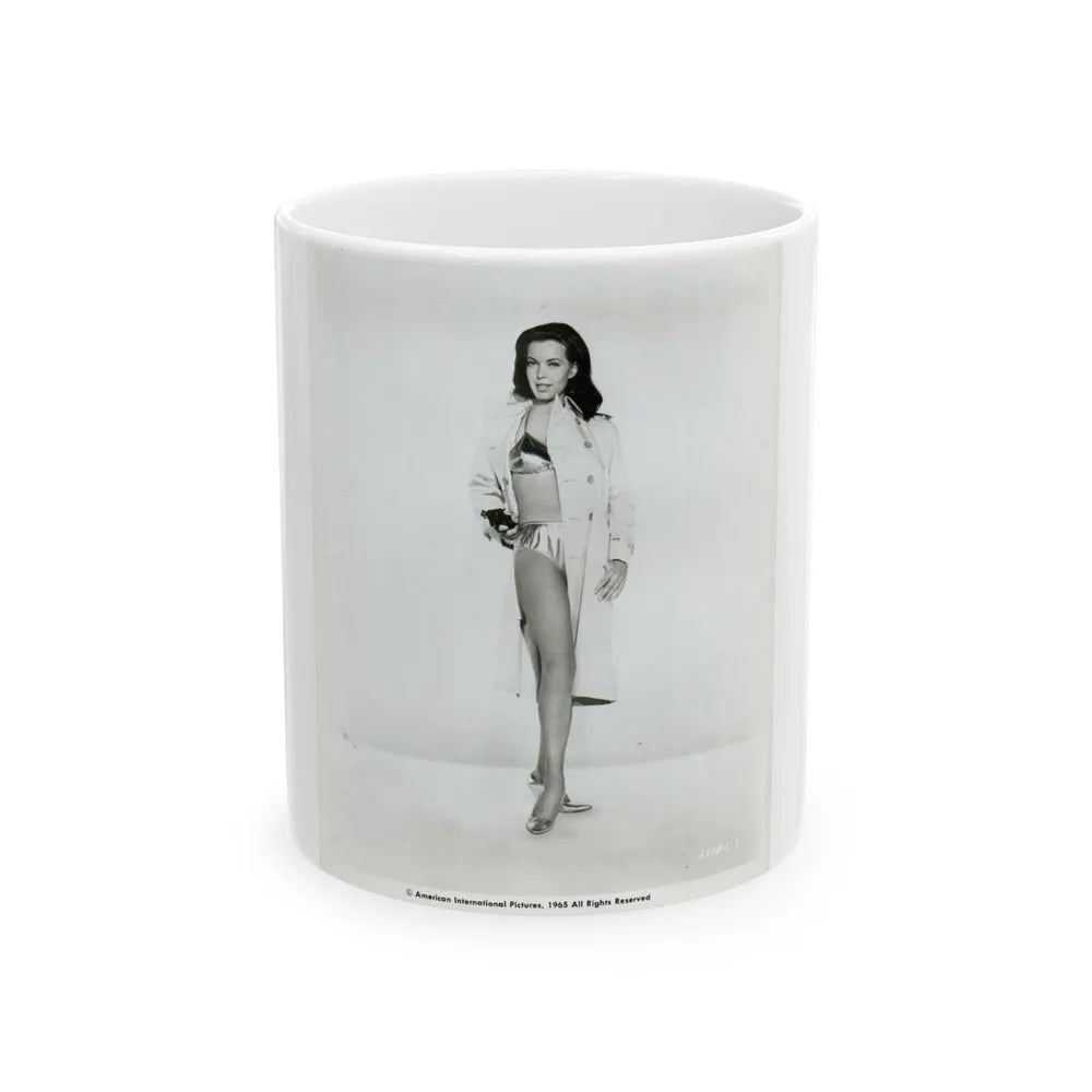 Susan Hart #20 (Vintage Female Icon) White Coffee Mug-11oz-Go Mug Yourself