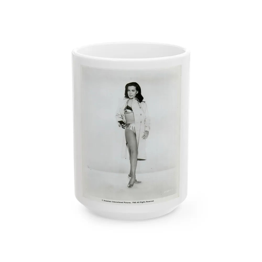 Susan Hart #20 (Vintage Female Icon) White Coffee Mug-15oz-Go Mug Yourself