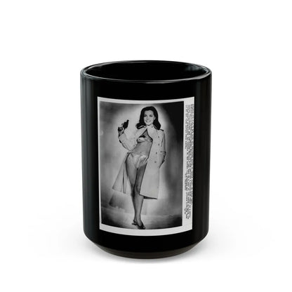 Susan Hart #21 (Vintage Female Icon) Black Coffee Mug-15oz-Go Mug Yourself