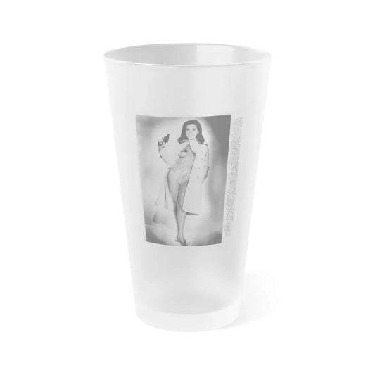 Susan Hart #21 (Vintage Female Icon) Frosted Pint Glass 16oz 16oz Frosted - Go Mug Yourself