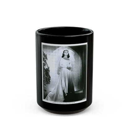 Susan Hart #25 (Vintage Female Icon) Black Coffee Mug-15oz-Go Mug Yourself