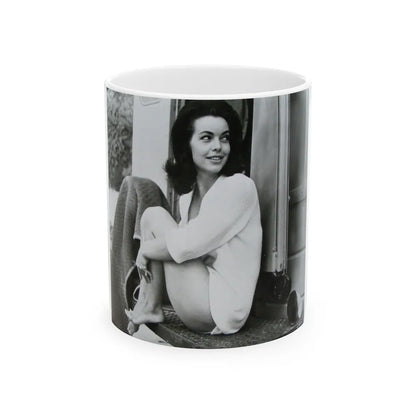 Susan Hart #26 (Vintage Female Icon) White Coffee Mug-11oz-Go Mug Yourself