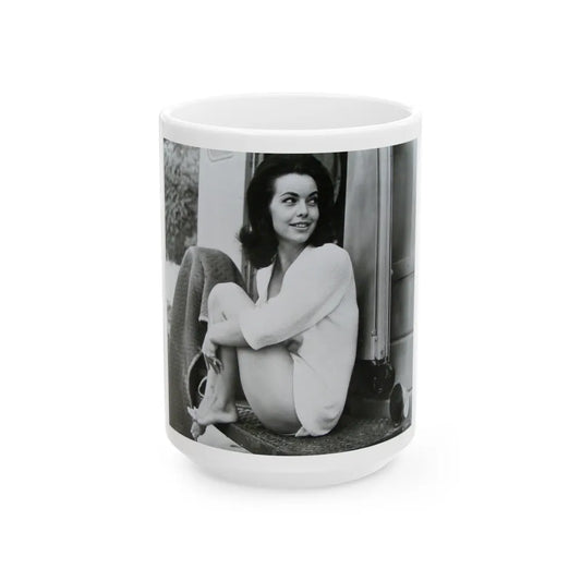 Susan Hart #26 (Vintage Female Icon) White Coffee Mug-15oz-Go Mug Yourself