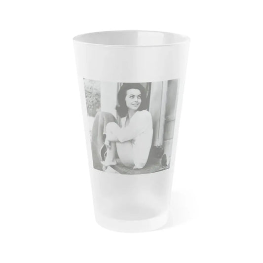 Susan Hart #261 (Vintage Female Icon) Frosted Pint Glass 16oz 16oz Frosted - Go Mug Yourself