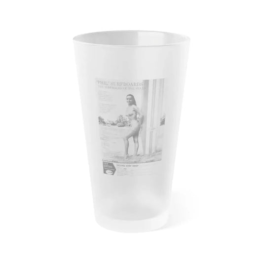 Susan Hart #36 (Vintage Female Icon) Frosted Pint Glass 16oz 16oz Frosted - Go Mug Yourself