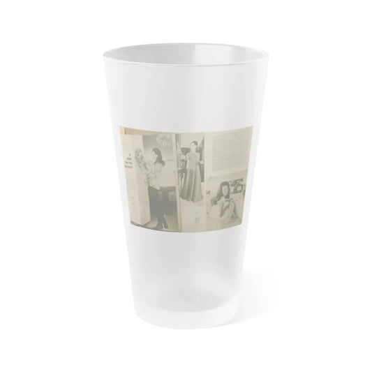 Susan Hart #37 (Vintage Female Icon) Frosted Pint Glass 16oz 16oz Frosted - Go Mug Yourself