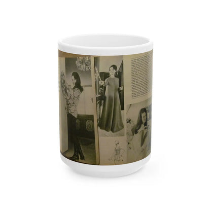 Susan Hart #37 (Vintage Female Icon) White Coffee Mug-15oz-Go Mug Yourself