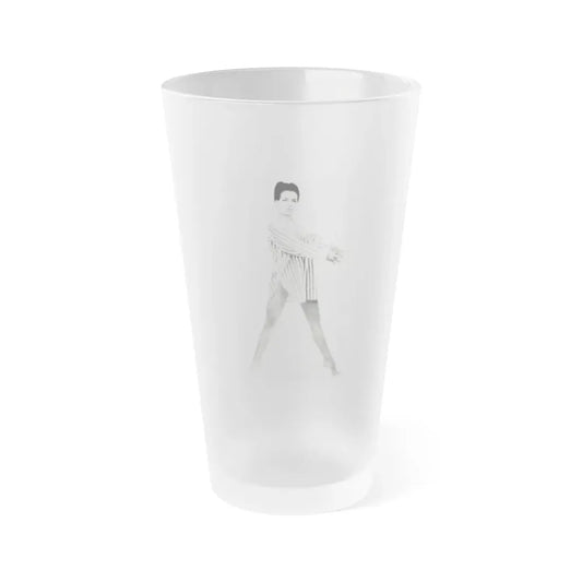 Susan Hart #40 (Vintage Female Icon) Frosted Pint Glass 16oz 16oz Frosted - Go Mug Yourself