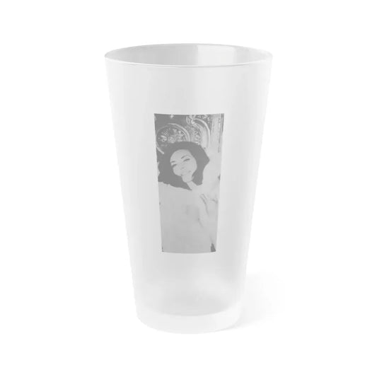 Susan Hart #44 (Vintage Female Icon) Frosted Pint Glass 16oz 16oz Frosted - Go Mug Yourself