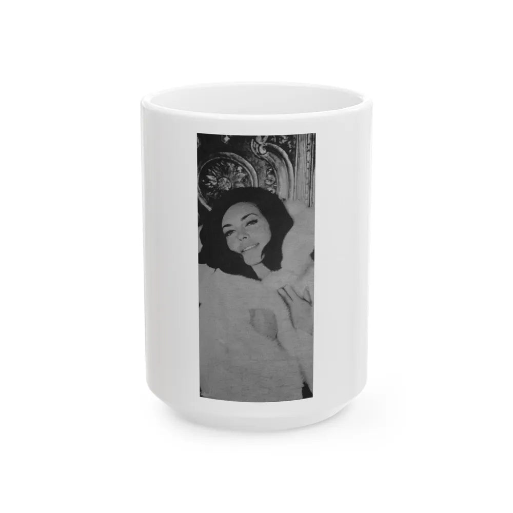 Susan Hart #44 (Vintage Female Icon) White Coffee Mug-15oz-Go Mug Yourself