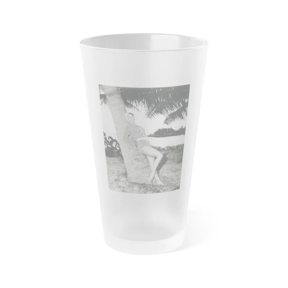 Susan Hart #45 (Vintage Female Icon) Frosted Pint Glass 16oz-16oz-Frosted-Go Mug Yourself