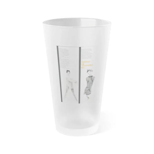 Susan Hart #46 (Vintage Female Icon) Frosted Pint Glass 16oz 16oz Frosted - Go Mug Yourself