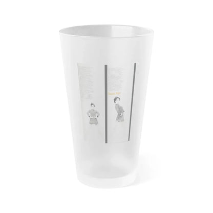 Susan Hart #47 (Vintage Female Icon) Frosted Pint Glass 16oz 16oz Frosted - Go Mug Yourself