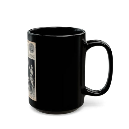 Susan Hart #50 - Vintage 8x10 B&W Foreign Magazine with 3 Full Body 2-Piece Swimsuit Photos & Article (Vintage Female Icon) Black Coffee Mug-Go Mug Yourself