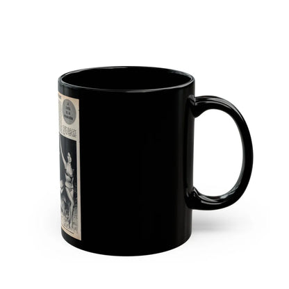 Susan Hart #50 - Vintage 8x10 B&W Foreign Magazine with 3 Full Body 2-Piece Swimsuit Photos & Article (Vintage Female Icon) Black Coffee Mug-Go Mug Yourself