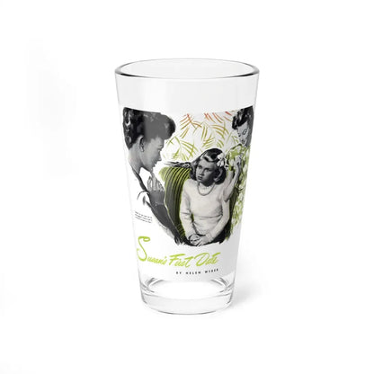 Susan's First Date, Everywoman's Magazine, October 1945 (Magazine Illustration) Pint Glass 16oz 16oz - Go Mug Yourself