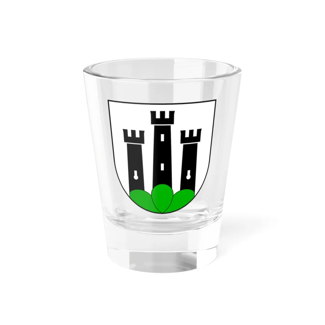 Susch wappen (Switzerland) (Coat of Arms) Shot Glass 1.5oz 1.5oz - Go Mug Yourself