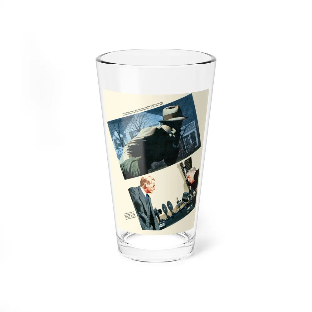 Suspect Unknown, 1939 (Magazine Illustration) Pint Glass 16oz-16oz-Go Mug Yourself