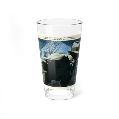 Suspect Unknown (detail) (Magazine Illustration) Pint Glass 16oz-16oz-Go Mug Yourself