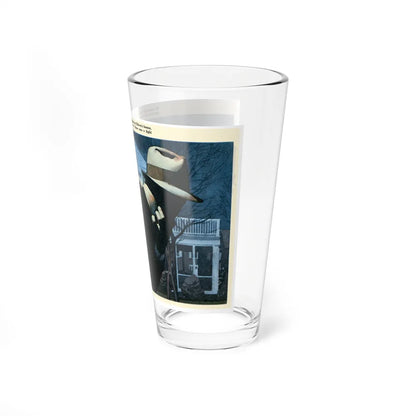 Suspect Unknown (detail) (Magazine Illustration) Pint Glass 16oz-Go Mug Yourself