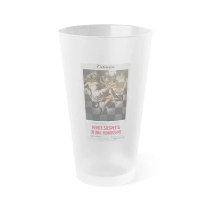 SUSPECTED DEATH OF A MINOR 1975 Movie Poster - Frosted Pint Glass 16oz Default Title - Go Mug Yourself