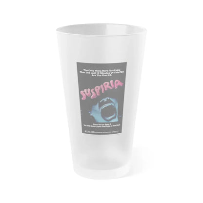 SUSPIRIA 1977 Movie Poster - Frosted Pint Glass 16oz Default Title - Go Mug Yourself