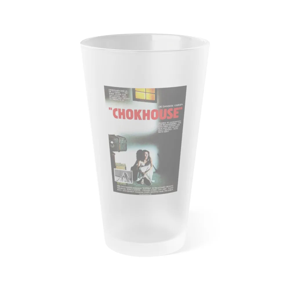 SUSPIRIA (DANISH) 1977 Movie Poster - Frosted Pint Glass 16oz-Go Mug Yourself