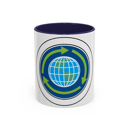 Sustainability (Boy Scout Merit Badge) Accent Coffee Mug-11oz-Navy-Go Mug Yourself