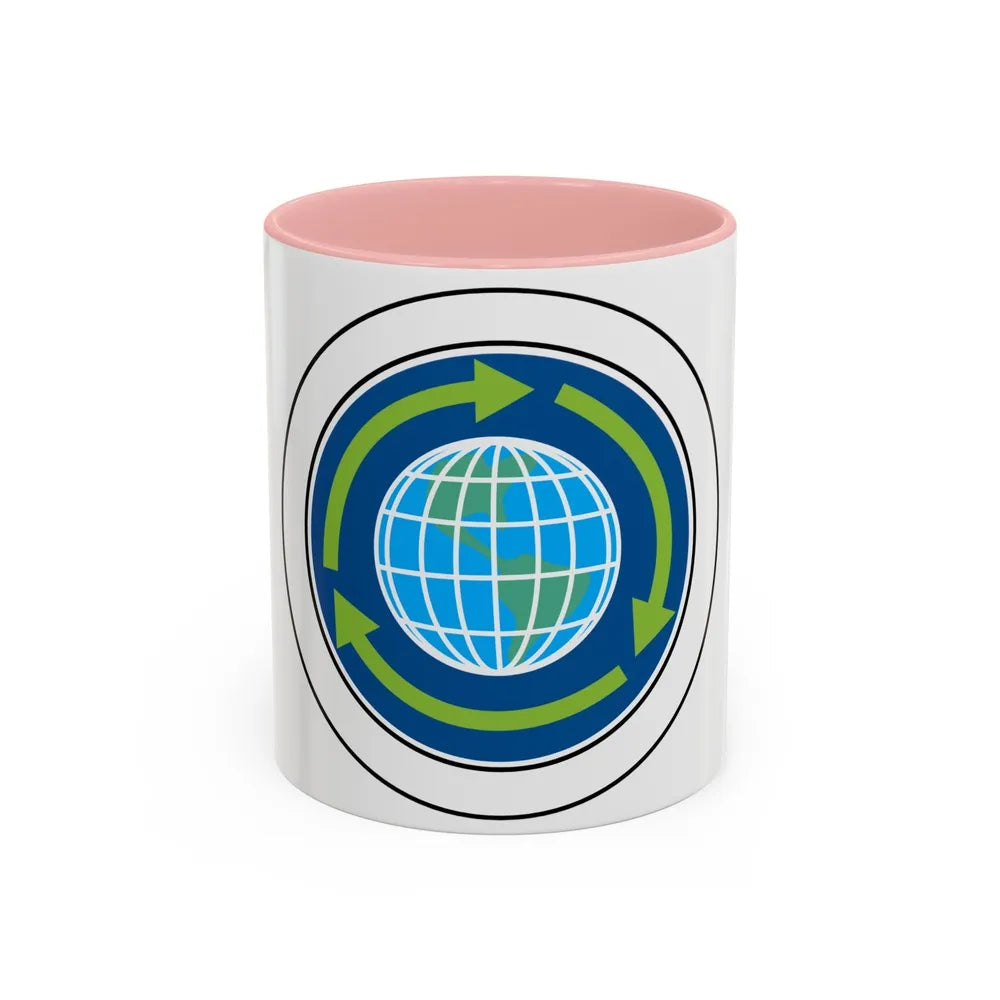 Sustainability (Boy Scout Merit Badge) Accent Coffee Mug-11oz-Pink-Go Mug Yourself