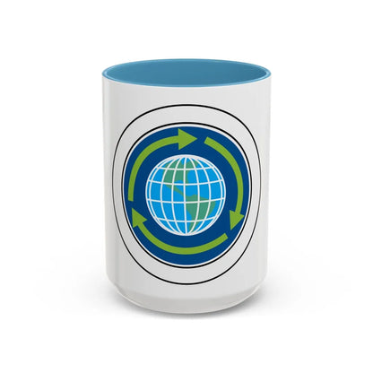 Sustainability (Boy Scout Merit Badge) Accent Coffee Mug-15oz-Light Blue-Go Mug Yourself