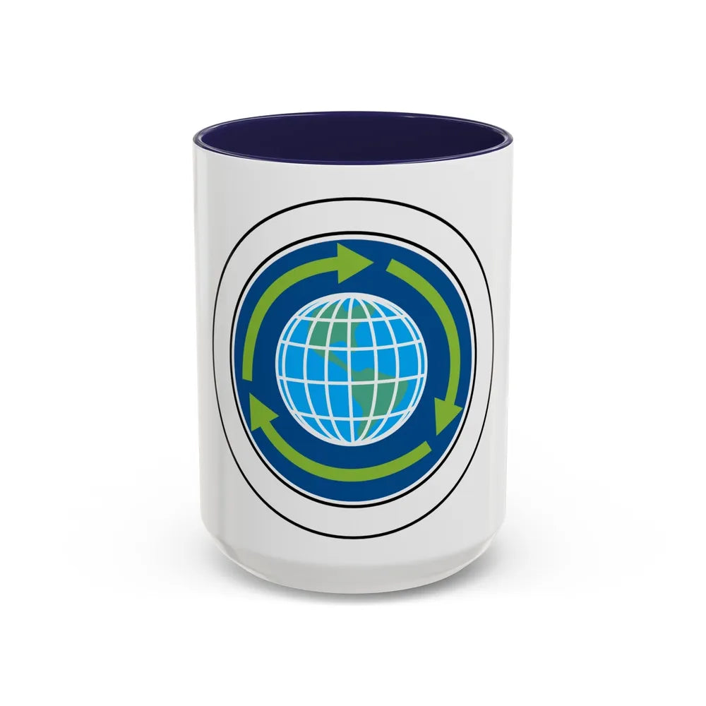 Sustainability (Boy Scout Merit Badge) Accent Coffee Mug-15oz-Navy-Go Mug Yourself