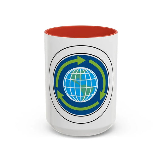 Sustainability (Boy Scout Merit Badge) Accent Coffee Mug 15oz Red - Go Mug Yourself