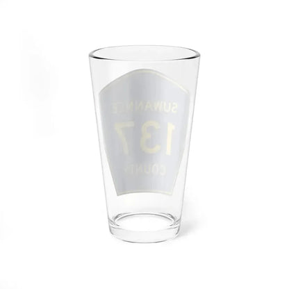 Suwannee County 137 (Florida) (Road Sign) Pint Glass 16oz - Go Mug Yourself