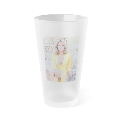 Suzanna Leigh #13 (Vintage Female Icon) Frosted Pint Glass 16oz-16oz-Frosted-Go Mug Yourself