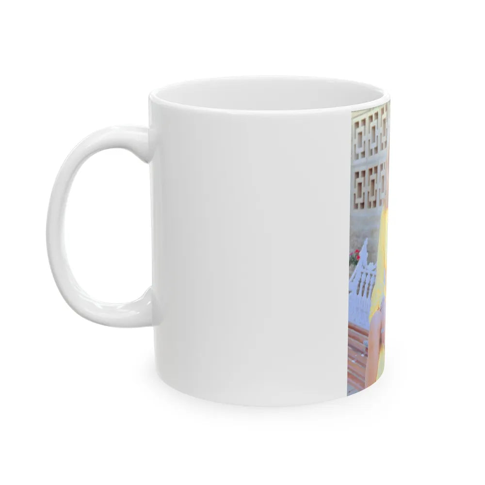 Suzanna Leigh #13 (Vintage Female Icon) White Coffee Mug-Go Mug Yourself