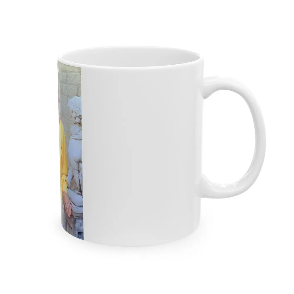 Suzanna Leigh #13 (Vintage Female Icon) White Coffee Mug-Go Mug Yourself