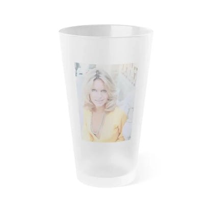 Suzanna Leigh #14 (Vintage Female Icon) Frosted Pint Glass 16oz 16oz Frosted - Go Mug Yourself