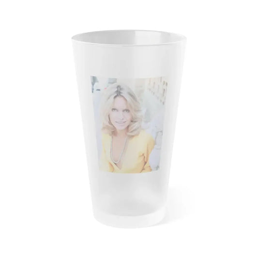 Suzanna Leigh #14 (Vintage Female Icon) Frosted Pint Glass 16oz 16oz Frosted - Go Mug Yourself