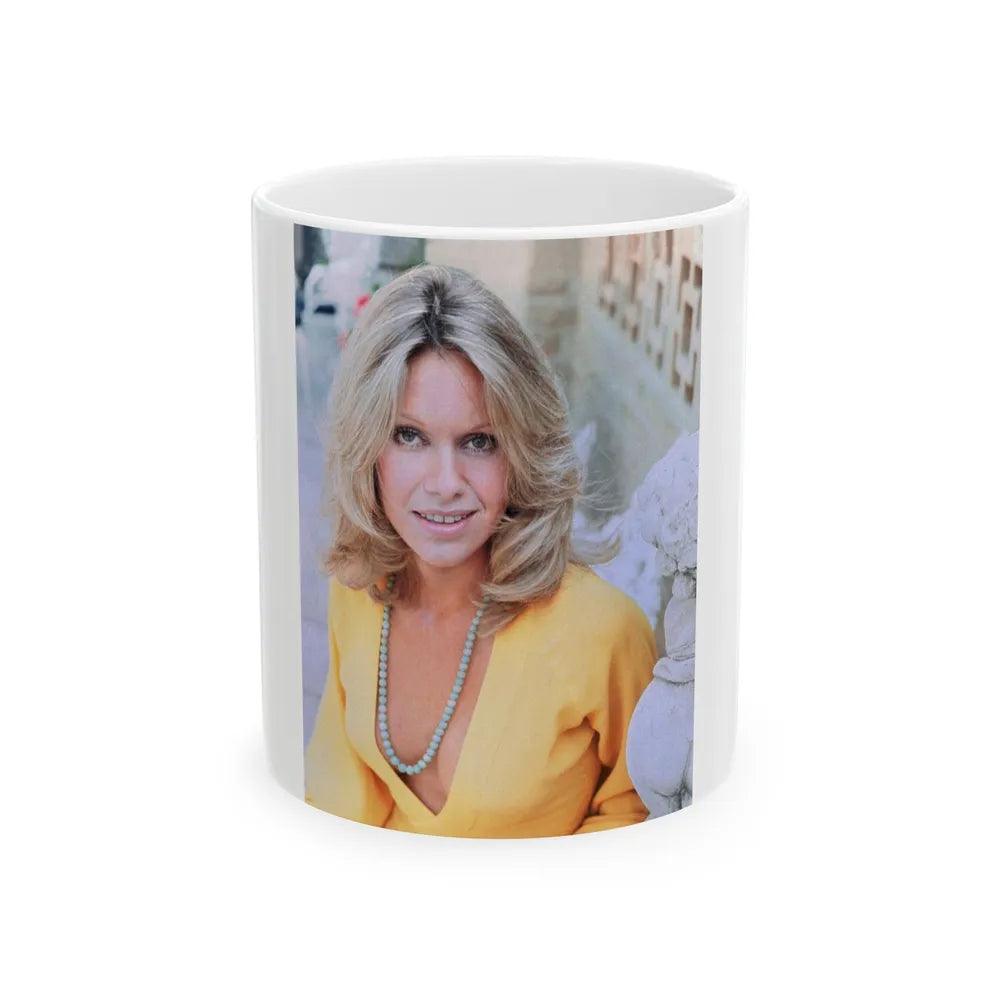 Suzanna Leigh #14 (Vintage Female Icon) White Coffee Mug-11oz-Go Mug Yourself