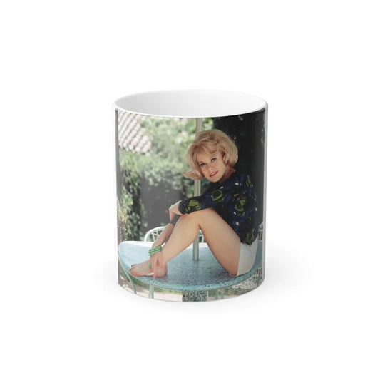 Suzanna Leigh #18 (Vintage Female Icons) Color Changing Mug 11oz-11oz-Go Mug Yourself