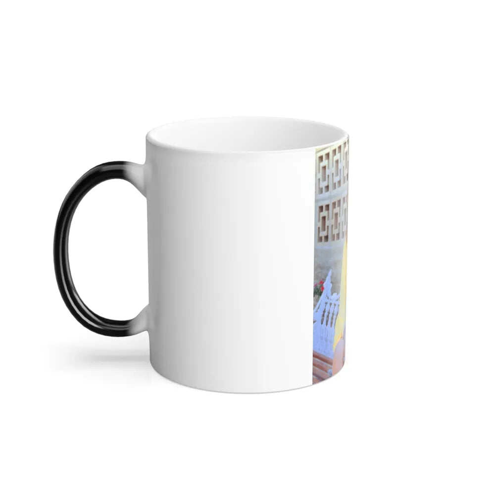 Suzanna Leigh #25 (Vintage Female Icons) Color Changing Mug 11oz-Go Mug Yourself