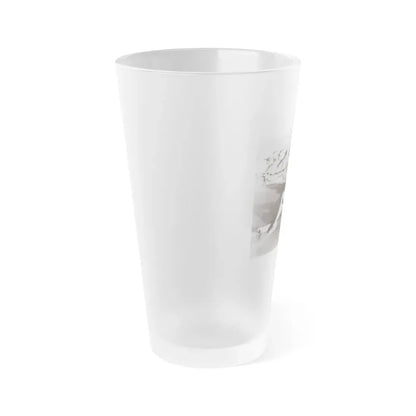 Suzanna Leigh #38 (Vintage Female Icon) Frosted Pint Glass 16oz - Go Mug Yourself