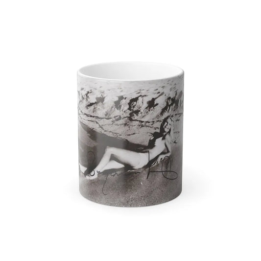 Suzanna Leigh #38 (Vintage Female Icons) Color Changing Mug 11oz-11oz-Go Mug Yourself