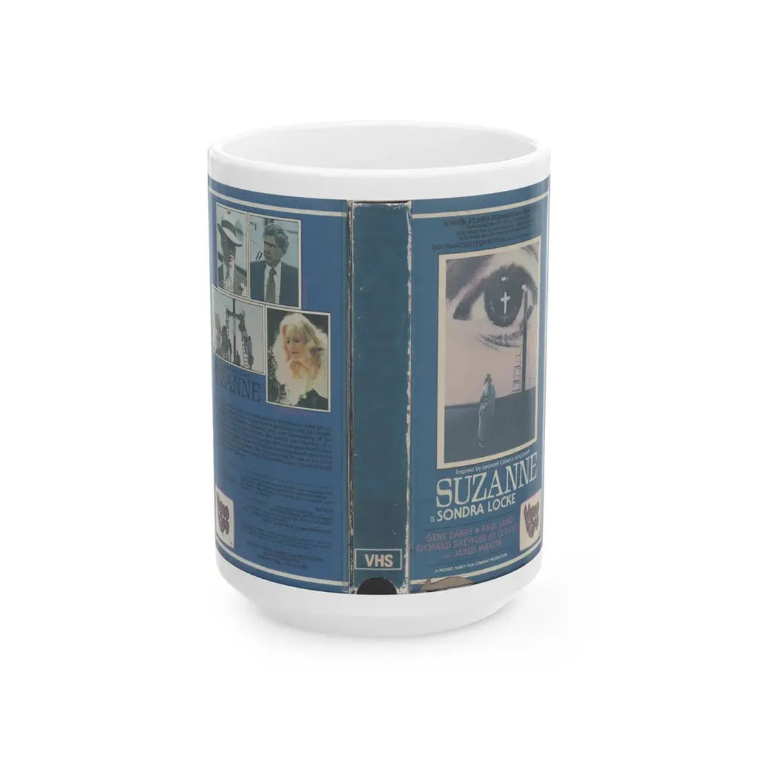 SUZANNE (VHS COVER) - White Coffee Mug 15oz - Go Mug Yourself