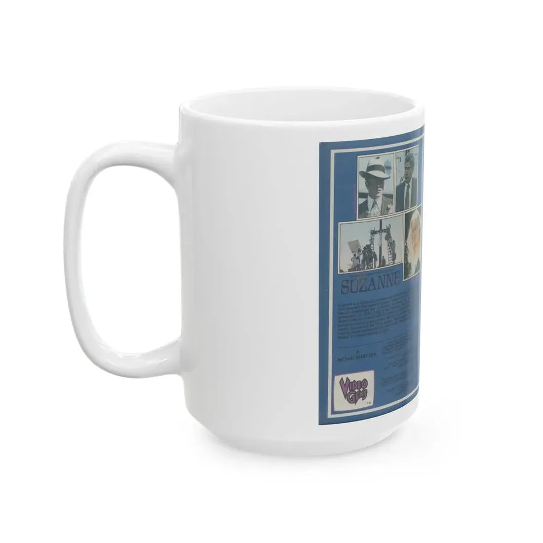 SUZANNE (VHS COVER) - White Coffee Mug - Go Mug Yourself
