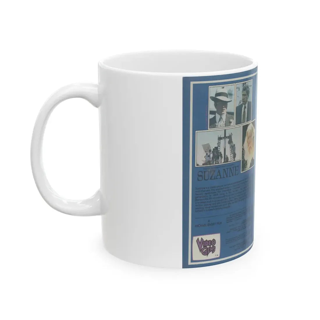 SUZANNE (VHS COVER) - White Coffee Mug - Go Mug Yourself