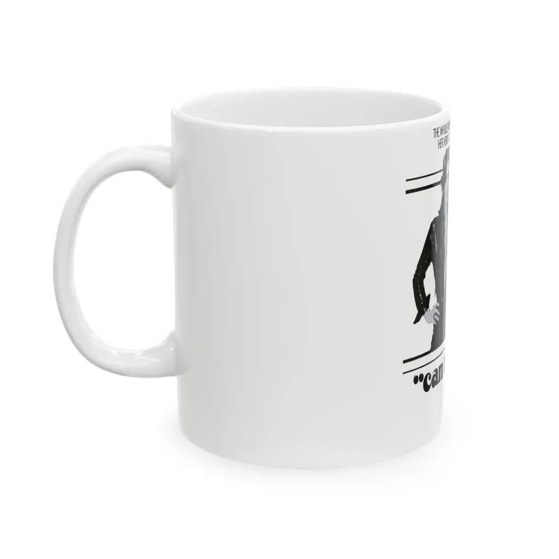 Suzi Quatro 1973 (Music Poster) White Coffee Mug - Go Mug Yourself