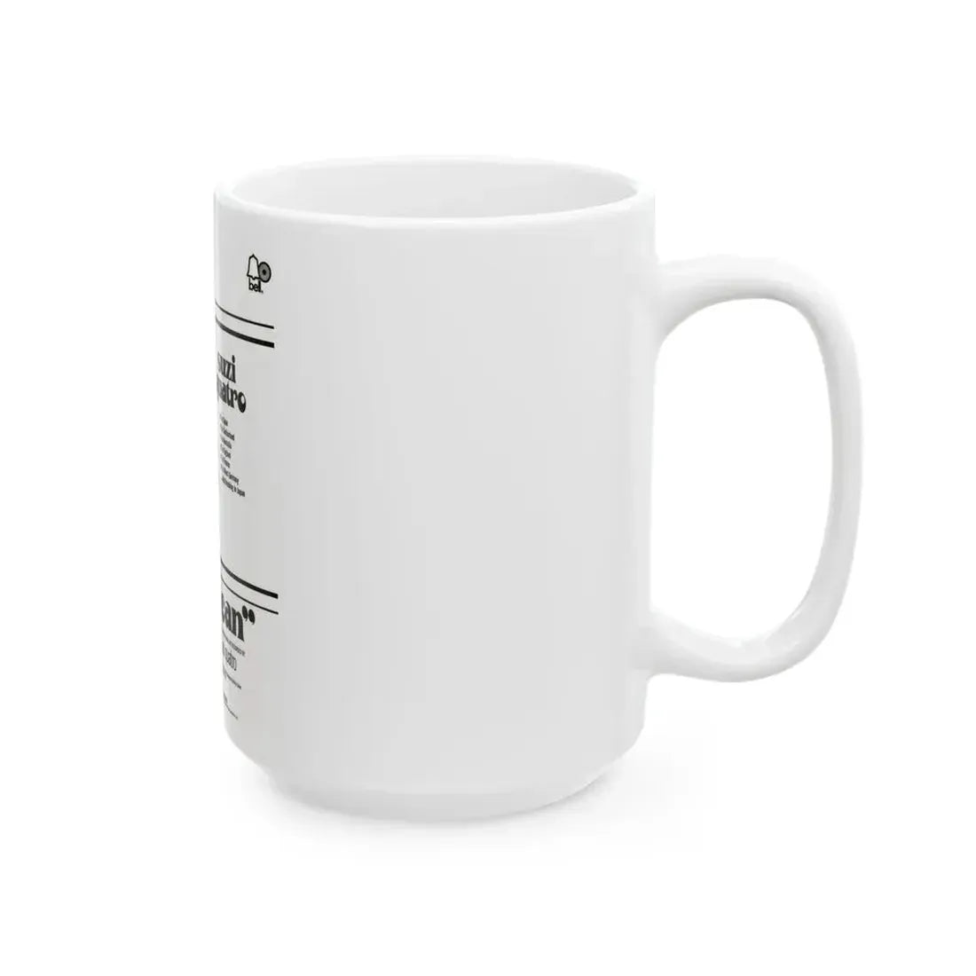 Suzi Quatro 1973 (Music Poster) White Coffee Mug - Go Mug Yourself