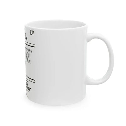 Suzi Quatro 1974 (Music Poster) White Coffee Mug - Go Mug Yourself